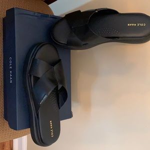 COPY - Black Cole Haan GrandPro Crisscross solid sandals.  Never worn- Comes wi…